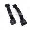 Garage Door Magnetic Decorative Hardware Kit Color Black 6 PCS Carriage Accents Faux Hinges and Handle