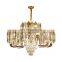 2022 Hot Sell Nordic Style Modern Light Luxury Stainless Steel Chandelier Lighting fixture for Decorate Bedroom Living Room