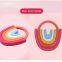 Silicone Baby Teething Toys Rainbow Teether