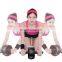 Abdominal Core Engraving Machine Fitness Jump Rope Hand Gripper Push-up Bar Knee Pad AB Wheel Roller Kit