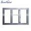 Superhouse cheap house windows for sale New Design  Aluminium Folding Bi Fold Window Fold Up Glass Windows