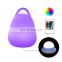 Sphere Light Multifunction Display 16 Color Changes Desk Lamp Restaurant Rechargeable Battery Portable Table Lamp