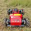 remote control tracked mower, China lawn mower robot price, grass cutter price for sale
