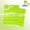 Biodegradable die cut hdpe side gusset plastic bag