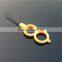 hanging strap for mobile phone soft pvc mobile phone strap