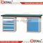 Polymer wear-resisting industrial heavy duty workbench