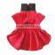 High Collar Large Skirt Dog Wool Coat fit for Spring Autumn and Winter