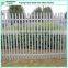 2.75 meters high zinc coating steel palisade D section fence
