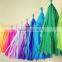 Wedding Party Decoration Tissue Paper Tassel Garland