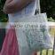 Canvas Tote Bag - Screen Printed Recycled Cotton Grocery Bag - Large Canvas Shopper Tote - Reusable and Washable - Eco Friendly