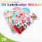 Customized 3D PP Lenticular Sticker