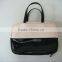 Ladies Polka Dot Hanging Toiletry Bag / Black Pink PU Leather Cosmetic Bag