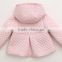 new design popular quilted coat for girls