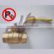 lead free brass solder ball valve