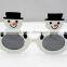 cute snowman design plastic christmas & party glasses