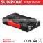 SUNPOW car battery charger 12,000mAh super power bank 12V gasoline and diesel emergency car portable battery jumper