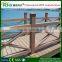 decorative garden fencing made by environmental healthy wood-plastic composite material