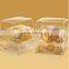 clear acrylic bread box/acrylic box candy/acrylic candy dispenser box