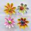 5 inch Plastic Peony Flowers Refrigerator Magnet