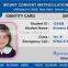 School PVC card photo overlay for student
