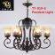 Led Iron Art Pendant/Wall Light With Patterned Lampshade For Home/Hotel Decoration