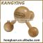 Hand Held Handmade Wooden Foot Roller Massager For Home Use