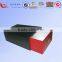 Custom design black color cardboard paper shoe box for sale