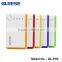 Gleese universal fast charging with light Two USB port 6600 mah high capacity power bank with fcc ce rohs certification