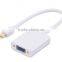 4K*2K Mini Displayport DP1.2 to VGA / HDMI AV Adapter - White
