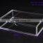 Rectangle acrylic tissue box/perspex napkin display case with drawer