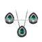 ladies wholesale beautiful style elegant zirconia bridal jewelry set
