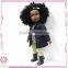 18 inch vinyl craft Afro dolls