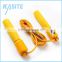 2.7m*5mm fitness counting cotton jump rope, PP handle with single color foam