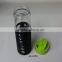 500ml refillable borosilicate Glass drinking bottle