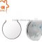 Round metal chrome plated suction mirror