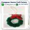 christmas tree Ornament gold chenille stem jingle bell