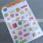 M-E001 2016 New design custom 3d epoxy sticker