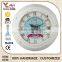 Embroidery Design Customizable Aluminium Wall Clocks Wholesale Clock