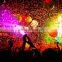 1200W stage equipment color paper big confetti blower machine with flight case