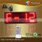 High clear high brightness 5'' Red LED digital timing clock or countdown timer brightness adjustable