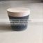 Wholesale black glass candle jar for scented soy candle glass , candle jars wholesale made in Shenzhen