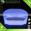 Decorative light up led lounge furniture /double sofa design/living room sofa
