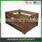 Vintage Wooden Storage Crate With Lids