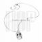 Best selling fashion Gothic zinc alloy silver plate rhinestone skull pendant