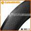 Ultra light 700c bike 25mm wide 80mm deep dimple carbon bike rim u shape clincher