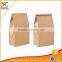 Custom high quality recycled brown paper carrier bag