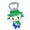 Menufacture Bottle Opener Pvc Rubber Green Beer Tools Creative gifts
