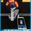bluetooth phone changeable programmable led message handheld fan