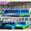 indoor or outdoor commercial inflatable water soccer field for sale, inflatable soap football field
