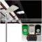 IP65 waterproof all in one 8w solar panel solar yard lights, 5w 500 lumens yard solar lights